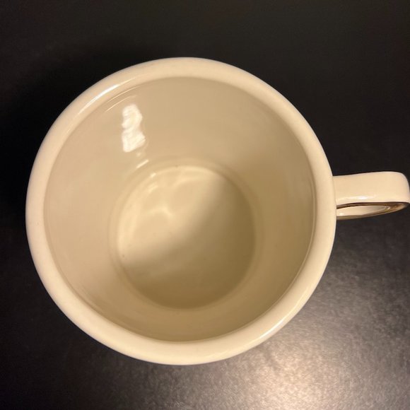 Anthropologie Monogram Initial Letter "E”  Shaving Style Cup Mug - Picture 3 of 5